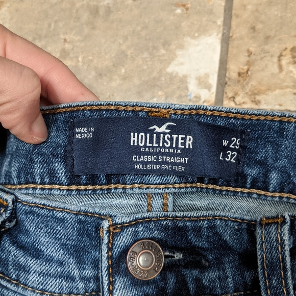 Hollister Size 29 W / 32 L Classic Straight Jeans - Picture 2 of 7